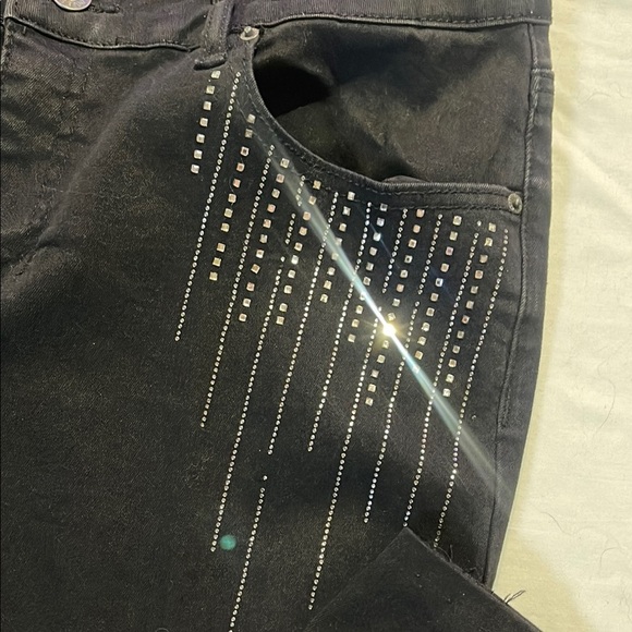 Classic Black Straight Leg Jeans - Picture 2 of 8